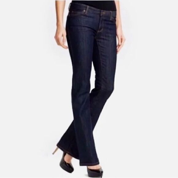 Michael Kors Mid Rise Bootcut Jeans in Dark Blue Women’s 14 - Picture 1 of 10